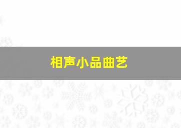 相声小品曲艺