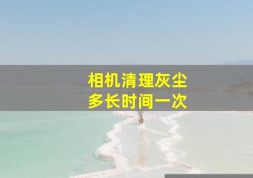 相机清理灰尘多长时间一次