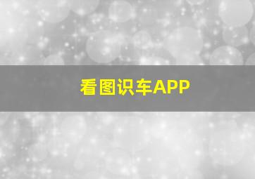 看图识车APP