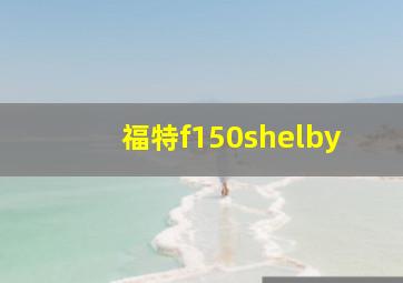 福特f150shelby