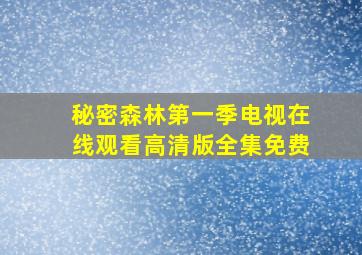 秘密森林第一季电视在线观看高清版全集免费