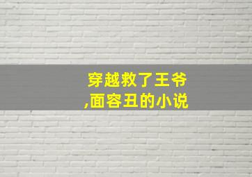 穿越救了王爷,面容丑的小说