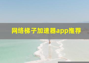 网络梯子加速器app推荐