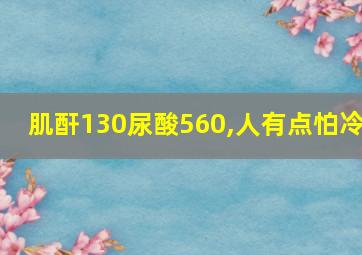 肌酐130尿酸560,人有点怕冷