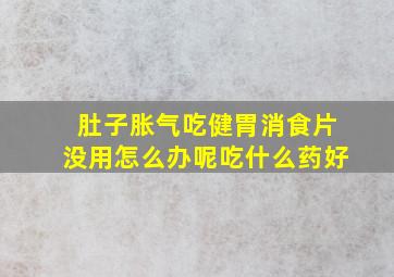 肚子胀气吃健胃消食片没用怎么办呢吃什么药好