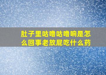 肚子里咕噜咕噜响是怎么回事老放屁吃什么药