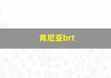 肯尼亚brt