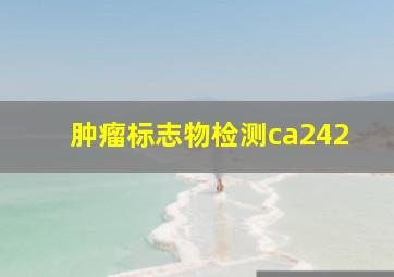 肿瘤标志物检测ca242