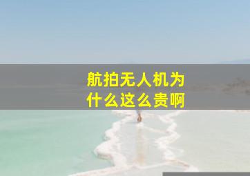 航拍无人机为什么这么贵啊