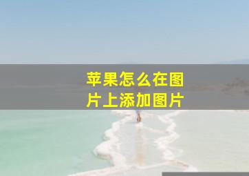 苹果怎么在图片上添加图片