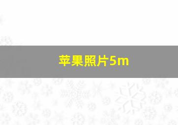 苹果照片5m