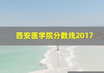 西安医学院分数线2017