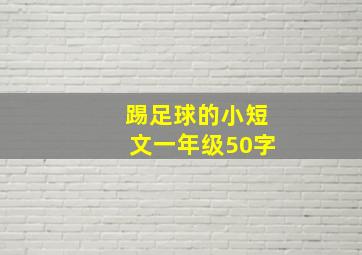 踢足球的小短文一年级50字