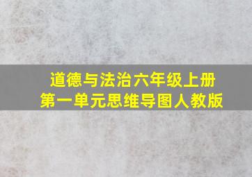 道德与法治六年级上册第一单元思维导图人教版