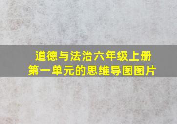 道德与法治六年级上册第一单元的思维导图图片