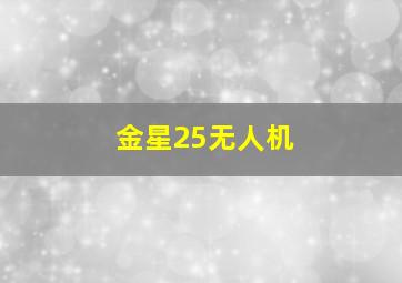 金星25无人机