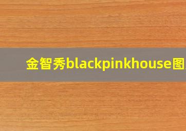 金智秀blackpinkhouse图片