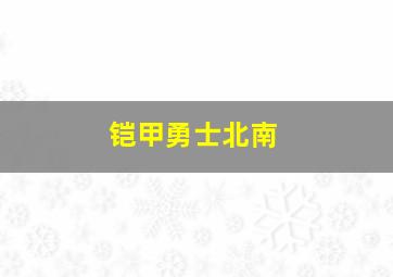 铠甲勇士北南