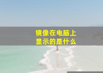 镜像在电脑上显示的是什么