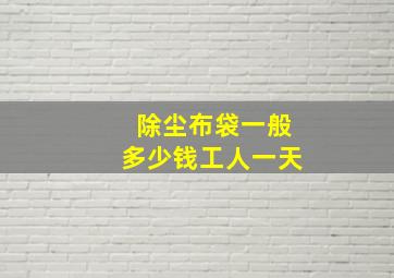 除尘布袋一般多少钱工人一天