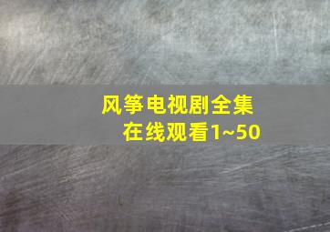 风筝电视剧全集在线观看1~50