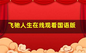 飞驰人生在线观看国语版