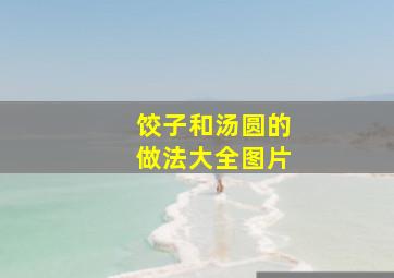 饺子和汤圆的做法大全图片