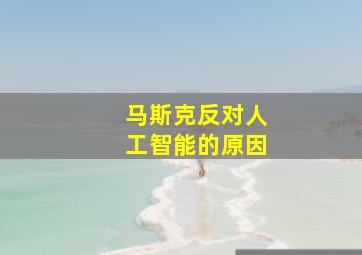 马斯克反对人工智能的原因