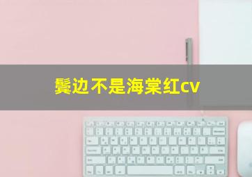 鬓边不是海棠红cv