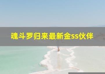 魂斗罗归来最新金ss伙伴