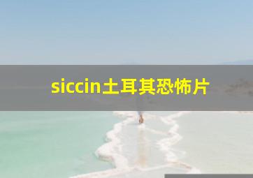 siccin土耳其恐怖片