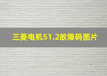 三菱电机51.2故障码图片