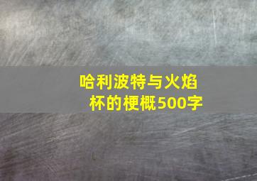 哈利波特与火焰杯的梗概500字