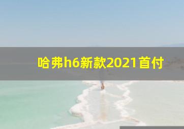 哈弗h6新款2021首付