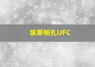 埃斯帕扎UFC