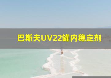 巴斯夫UV22罐内稳定剂