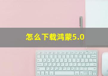 怎么下载鸿蒙5.0