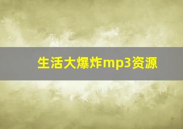 生活大爆炸mp3资源