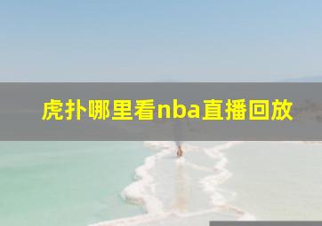 虎扑哪里看nba直播回放